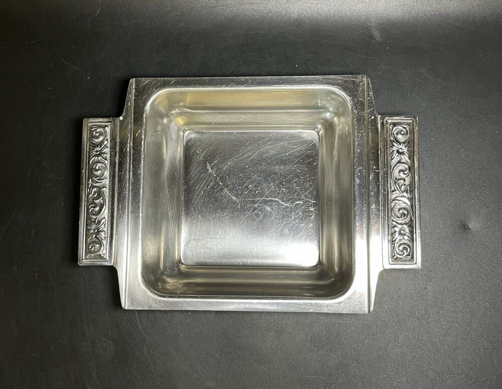 Stainless Steel Tray Vintage Handles International Decorator Home